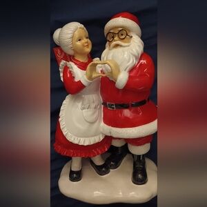 Santa and Mrs. Claus Holiday Figurine